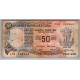 INDIA BILLETE DE 50 RUPIAS  USADO